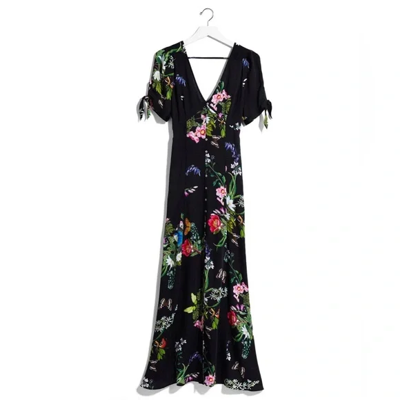 Karlie Kloss x Express Floral Print Maxi Dress - Women’s size 0 - Picture 1 of 11